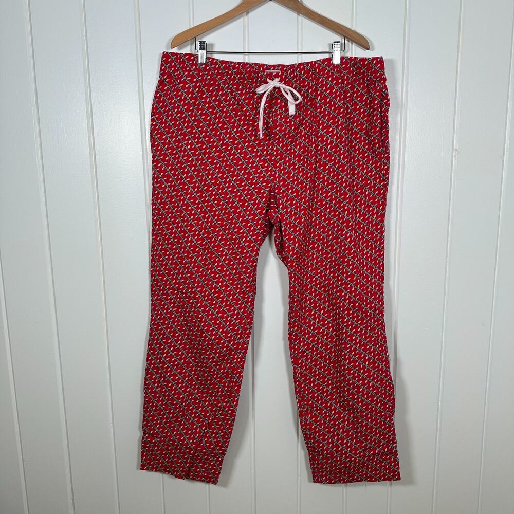 Vineyard‎ Vines Men's XXL Christmas Lights Pajama Pants Festive Holiday Gift